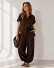 FQHAMY BALLON PANT BROWN thumbnail