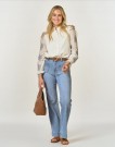 ANNIKA JEANS 32 LENGDE LIGHT BLUE thumbnail