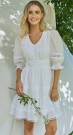 ELOISA DRESS OFFWHITE thumbnail