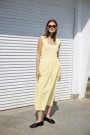 SLSIMONE PHOEBE DRESS PALE YELLOW thumbnail