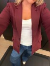SLWRITA CLASSIC BLAZER TAWNY PORT  thumbnail