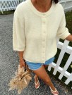 VILORY SS CARDIGAN PASTEL YELLOW thumbnail