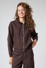 VEMIA HOODIE BROWN thumbnail