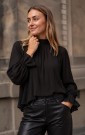 SELENA CHIFFON BLOUSE BLACK thumbnail