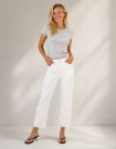 IVY FRIDA PANT WHITE CROPPED  thumbnail