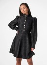 YASRIPPLE DRESS BLACK thumbnail