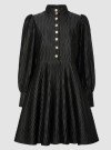 YASRIPPLE DRESS BLACK thumbnail