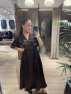 GISELA DRESS BROWN thumbnail