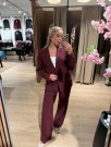 SLWRITA WIDE PANT TAWNY PORT  thumbnail