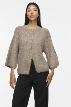 VIBOWS KNIT  CARDIGAN  MELANGE 