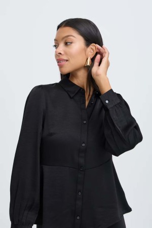 BYISA BLOUSE BLACK