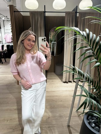 VILORY SS CARDIGAN CHERRY