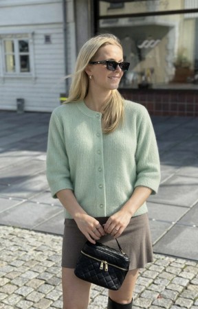 VILORY SS CARDIGAN GREEN