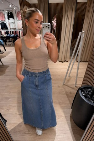 FQMILO SKIRT MEDIUM BLUE