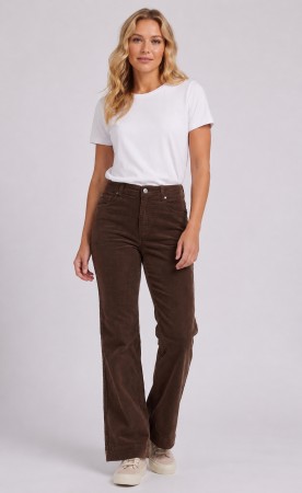ANNIKA CLASSIC CORD 34 LENGDE CHOCOLATE