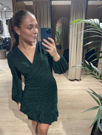 ALYSSA SPARKLE DK GREEN