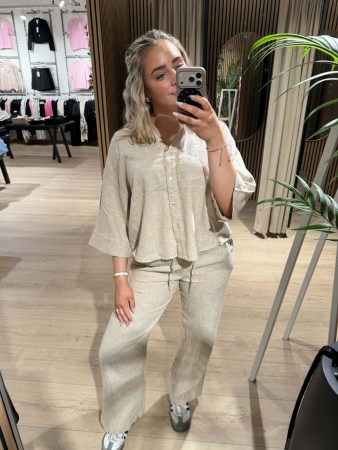 FQLAVA WIDE SHIRT SAND 