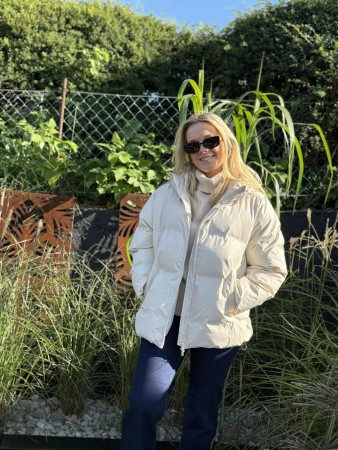 FQRAINGO JACKET SHORT MOONBEAM