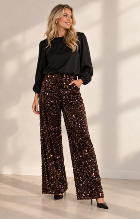VIFAITH PANT COFFEE BEAN
