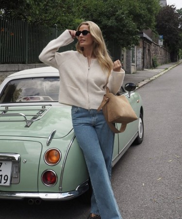 SLFSIA RAS CARDIGAN BIRCH