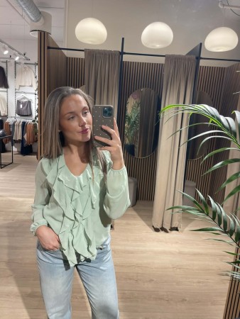 VIANE FRILL MINT GREEN