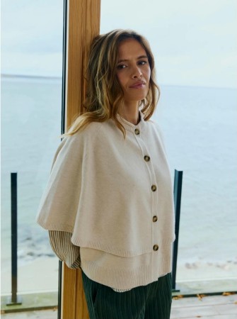 FQCAPPA CARDIGAN MOONBEAM