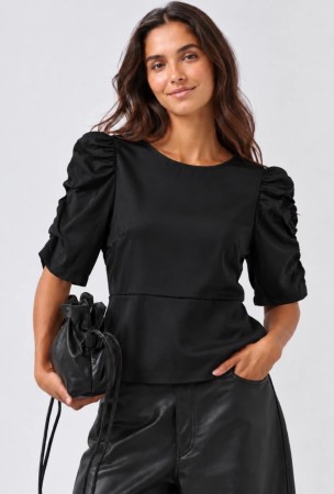 BELLE SATIN BLACK