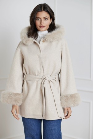ALBERTA KÅPE BEIGE