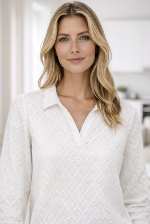 FQKIONA POLO OFFWHITE