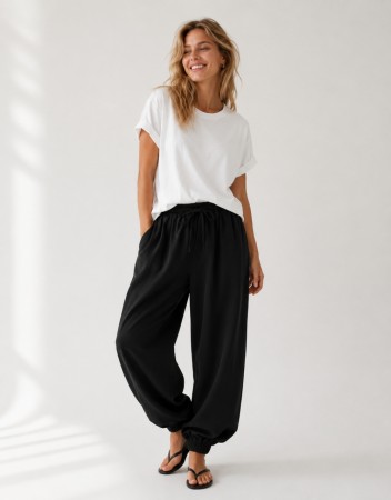 FQHAMY BALLON PANT BLACK