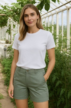 MARGARETH SHORTS KHAKI 