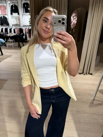 SLSHIRLEY BLAZER PALE YELLOW