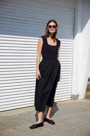 SLSIMONE PHOEBE DRESS BLACK