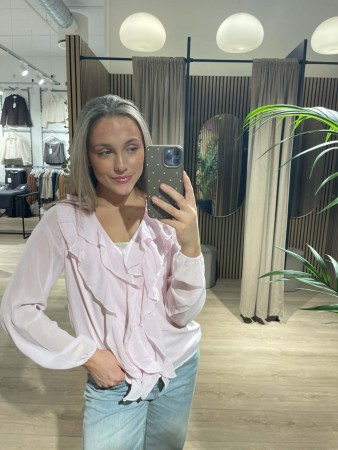 VIANE FRILL BLOUSE BLOSSOM