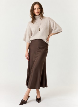YASPELLA SKIRT CHOCOLATE
