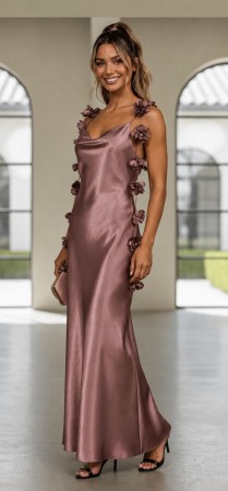 AILEEN DRESS ROSE