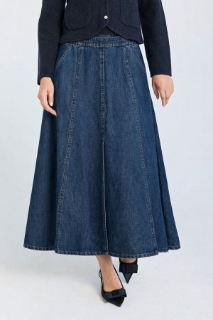 FQMILO SKIRT MEDIUM BLUE