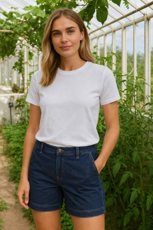 MARGARETH SHORTS DARK BLUE