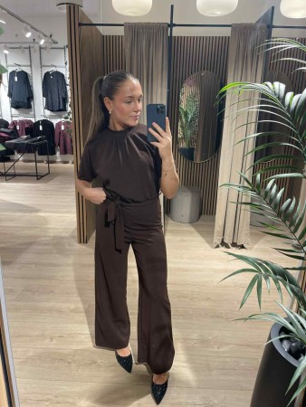CALLA JUMPSUIT BROWN