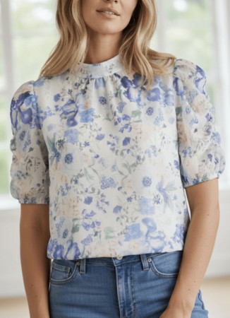 EMMELI FLORIS BLOUSE