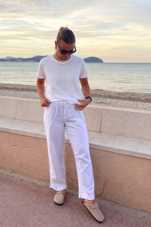 FQLAVA ANKLE PANT WHITE