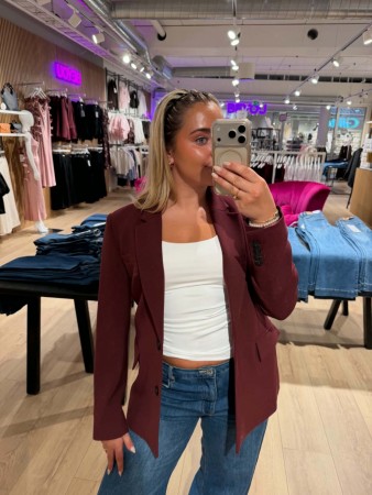 SLWRITA CLASSIC BLAZER TAWNY PORT 