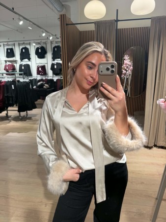 FQDOVE BLOUSE MOONBEAM