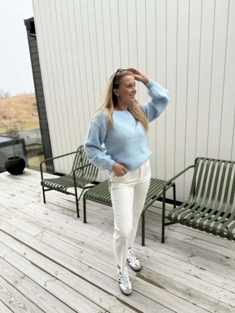 HANA ANKLE PANT HVIT