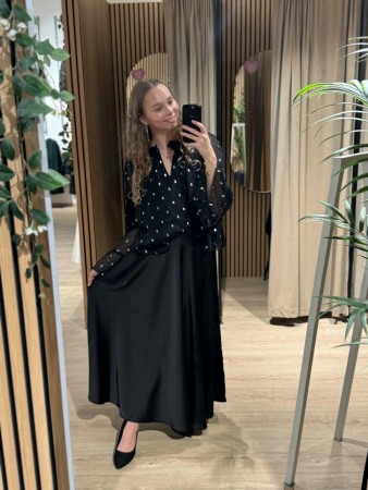 YASPELLA SKIRT BLACK